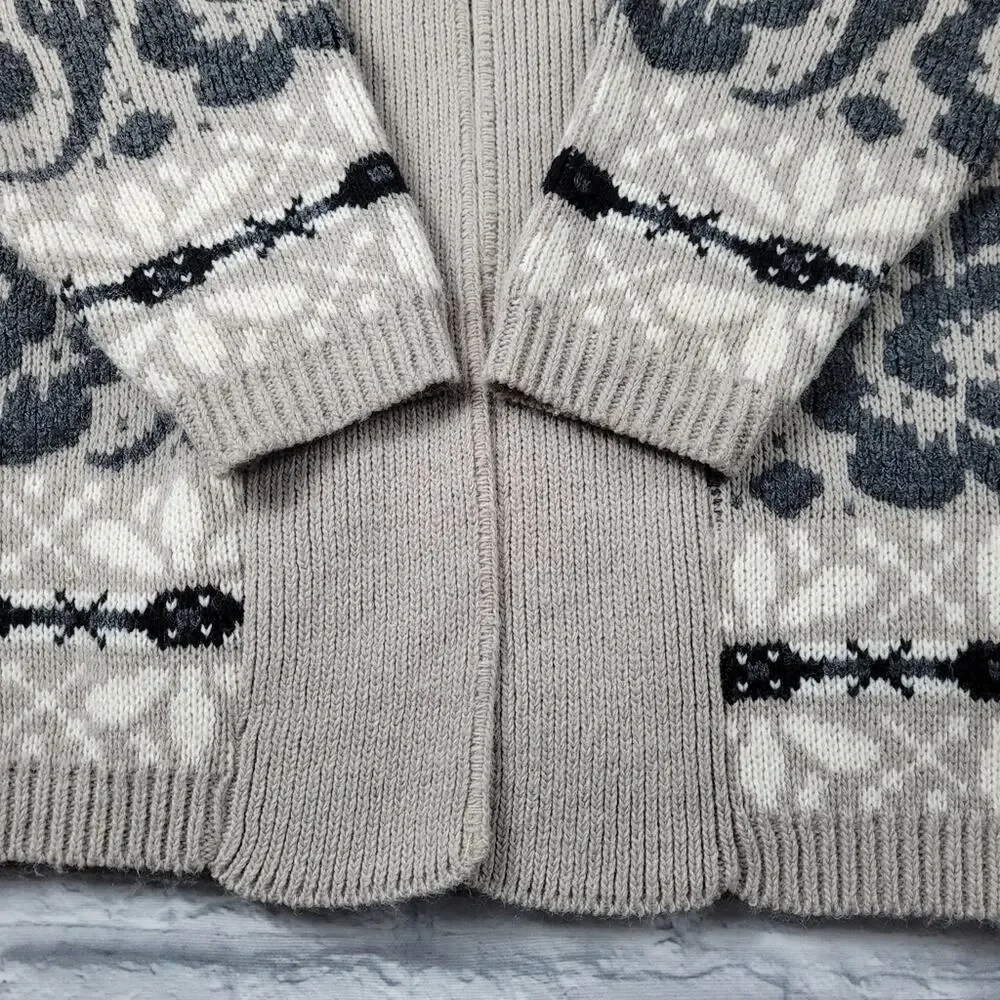 Vintage Mademoiselle Knitwear Open Front Cardigan size Medium/Large